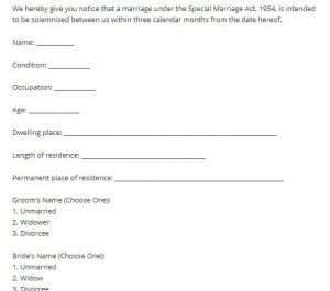 Intended Marriage Registration Process in Thane